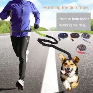 Hand Free Dog Leash for Pet Walking Running Jogging