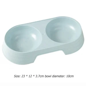 Double Pet Bowls 2 in 1 Dog Food Water
