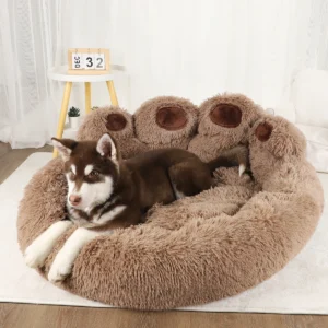 Fluffy Large Dog Bed Winter Warm