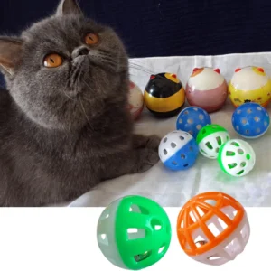 18Pcs Cat Jingle Balls Toy