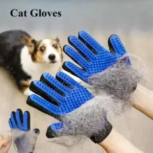Pet Hair Grooming Glove Dog Cat